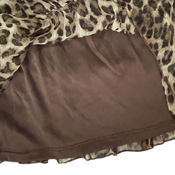 Pinky Leopard print shift Dress Size L - Picture 7 of 9